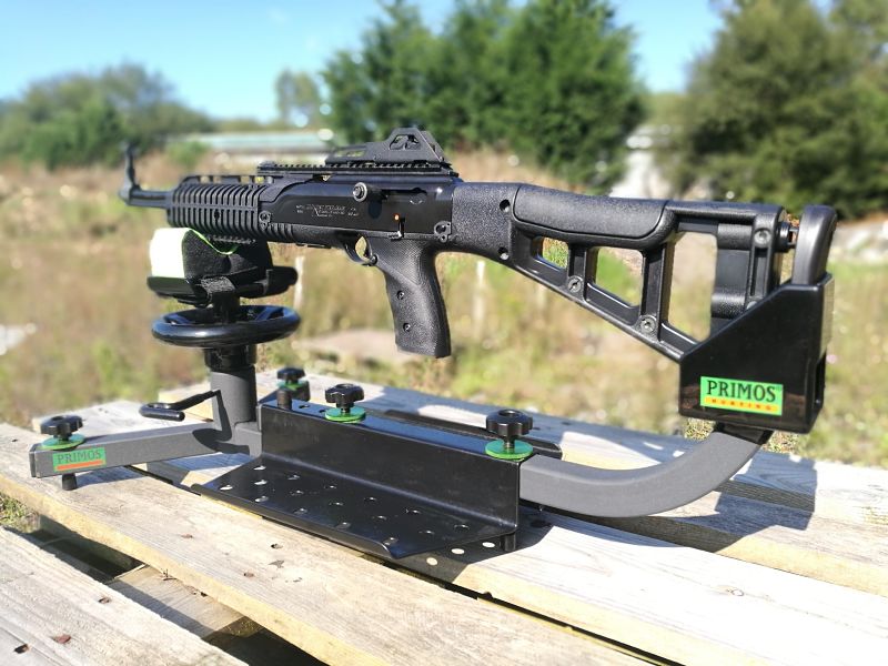 Banco de tiro PRIMOS Group Therapy Carabina HI-POINT en 9 mm corto